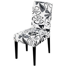 Load image into Gallery viewer, Printed Chair Cover Spandex Stretch Slipcovers Elastic Chair Covers Dining Banquet Home Hotel Weddings Christmas Seat Protector Super Fit Slipcover Stretch Removable Washable Soft Spandex Fabric For Home Hotel Dining Room Ceremony Banquet Wedding Party
