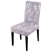Load image into Gallery viewer, Printed Chair Cover Spandex Stretch Slipcovers Elastic Chair Covers Dining Banquet Home Hotel Weddings Christmas Seat Protector Super Fit Slipcover Stretch Removable Washable Soft Spandex Fabric For Home Hotel Dining Room Ceremony Banquet Wedding Party
