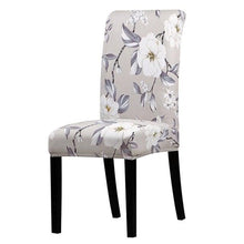 Load image into Gallery viewer, Printed Chair Cover Spandex Stretch Slipcovers Elastic Chair Covers Dining Banquet Home Hotel Weddings Christmas Seat Protector Super Fit Slipcover Stretch Removable Washable Soft Spandex Fabric For Home Hotel Dining Room Ceremony Banquet Wedding Party
