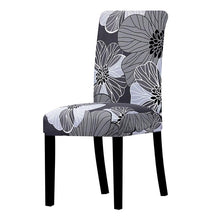 Load image into Gallery viewer, Printed Chair Cover Spandex Stretch Slipcovers Elastic Chair Covers Dining Banquet Home Hotel Weddings Christmas Seat Protector Super Fit Slipcover Stretch Removable Washable Soft Spandex Fabric For Home Hotel Dining Room Ceremony Banquet Wedding Party
