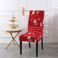 Load image into Gallery viewer, Printed Chair Cover Washable Removable Big Elastic Seat Arm Covers Slipcovers Stretch For Banquet Hotel Printed Dining Chair Slipcovers, Removable Washable Soft Spandex Stretch Chair Covers Banquet Chair
