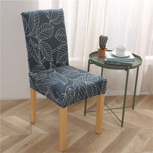 Load image into Gallery viewer, Printed Modern Chair Cover Spandex Stretch Elastic Chair Covers Seat Cover For Dining Room Hotel Wedding Banquet Cover Printed Stretchable Parson Chair Covers for Dining Room Pattern Stretch Dining Chair Slipcover Washable Removable for Kitchen
