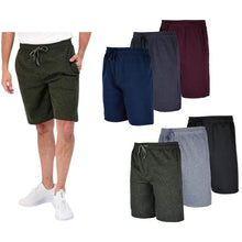 Load image into Gallery viewer, 3-Pack: Men's Fleece Lounge Shorts With Pockets

