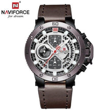 Load image into Gallery viewer, Men's Casual Waterproof Watch With Chronometers And Fluorescent Hands Excellent Design Perfect Gift
