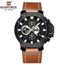 Load image into Gallery viewer, Men's Casual Waterproof Watch With Chronometers And Fluorescent Hands Excellent Design Perfect Gift
