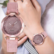Load image into Gallery viewer, Women's Causal Watch With Leather Belts And Sandblasted Background Luxury Wristwatch  Excellent Design Perfect Gift
