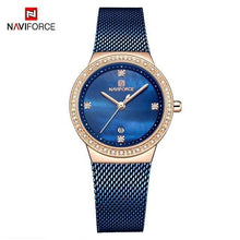 Load image into Gallery viewer, Fashion Elegant Watches   Luxury Analog Women Watch  With Date Casual Quartz  Wristwatch With Stainless Steel Mesh Band Perfect Gift
