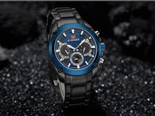 Load image into Gallery viewer, Men's  Waterproof Stainless Steel Watch With Chronometers Business Style Wristwatch Unique Design Perfect Gift
