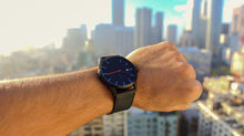 Load image into Gallery viewer, Men's Elegant Watch With Date Display And Stitched Leather Straps Unique Design Perfect Gift
