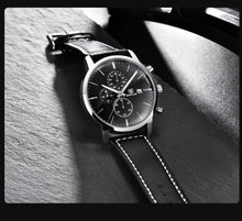 Load image into Gallery viewer, 2021 New Business Men Watch Full Steel Quartz Luxury Casual Waterproof Leather Sports Male Wristwatch
