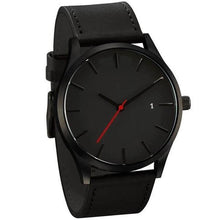 Load image into Gallery viewer, Men's Elegant Watch With Date Display And Stitched Leather Straps Unique Design Perfect Gift
