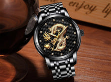 Load image into Gallery viewer, Men's Waterproof  Watch With 3D Dragon Design Excellent Look Perfect Gift For Your Man
