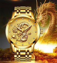 Load image into Gallery viewer, Men's Waterproof  Watch With 3D Dragon Design Excellent Look Perfect Gift For Your Man
