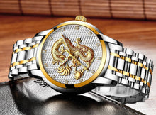 Load image into Gallery viewer, Men's Waterproof  Watch With 3D Dragon Design Excellent Look Perfect Gift For Your Man
