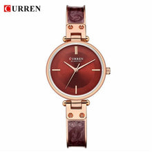 Load image into Gallery viewer, Womens Elegant Stainless Steel Watch With Ceramic Bracelet In Shimmering Marble Colors
