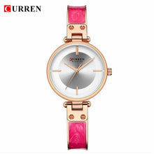 Load image into Gallery viewer, Womens Elegant Stainless Steel Watch With Ceramic Bracelet In Shimmering Marble Colors
