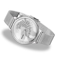 Load image into Gallery viewer, Luxury Womens Round Watch Simple Analog Quartz Watches Elegant Stainless Steel Mesh Strap Fashionable Wrist Watch For Woman
