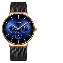 Load image into Gallery viewer, Men's Elegant Watch With  Stainless Steel Straps And Chronometers For Day And Date Display Unique Design Perfect Gift For Man And Women
