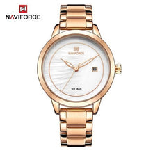 Load image into Gallery viewer, Women's Luxury Waterproof Stainless Steel Modern Watch With Marble Pattern Background
