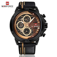 Load image into Gallery viewer, Men's  Sports Waterproof Watch With Chronometers And Leather Belt Multifunction Wristwatch Unique Design Perfect Gift
