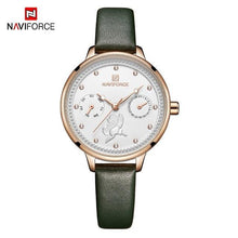 Load image into Gallery viewer, Stylish Womens Elegant With Double Zircon And Two Chronometer Day And Date Luxury Watch
