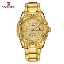 Load image into Gallery viewer, Men's  Luxury Stainless steal Waterproof Watch With Day And Date Display Unique Design Perfect Gift In Modern Metal Men  Wrist Watch Design
