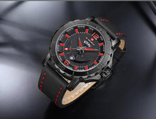 Load image into Gallery viewer, Men's Waterproof Watch With Anchor Detail and Fluorescent Hands Excellent Design Luxury Perfect Gift
