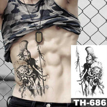 Load image into Gallery viewer, Realistic Temporary Lion Wolf Sticker Tattoo Waterproof  Elegant Body Arm Warrior Tattoo For Mens

