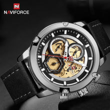 Load image into Gallery viewer, Sport  Watches For Men Waterproof Watch Analog Quartz Leather Band Wristwatch Unique Design Perfect Gift
