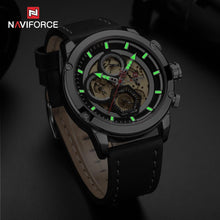 Load image into Gallery viewer, Sport  Watches For Men Waterproof Watch Analog Quartz Leather Band Wristwatch Unique Design Perfect Gift

