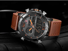 Load image into Gallery viewer, Men's Sports Waterproof Digital Analog Multifunction Watch  Excellent Design Perfect Gift
