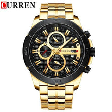 Load image into Gallery viewer, Men's Waterproof  Watch With Chronometers Day View And Fluorescent Hands Unique  Luxury Design  Perfect Gift
