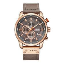 Load image into Gallery viewer, Men's Waterproof Elegant Sport Watch With Chronometers Day View, Leather  Belts And Hardlex Scratch Resistant Glass Perfect Gift For Him
