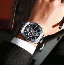 Load image into Gallery viewer, Men's  Water Resistant Watch With Chronometers Day View Unique Design Perfect Gift
