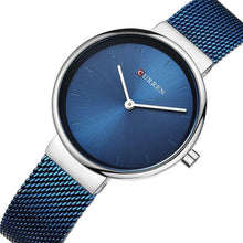 Load image into Gallery viewer, Women's Casual  Stainless Steel Watch With Knitted Bracelet Excellent Background Unique Design Perfect For Her
