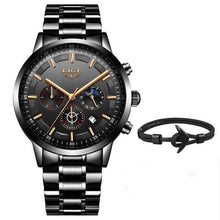 Load image into Gallery viewer, Men's Waterproof  Watch With Chronometers And Date Display Unique Design Perfect Gift
