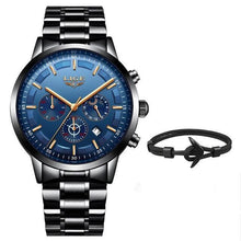 Load image into Gallery viewer, Men's Waterproof  Watch With Chronometers And Date Display Unique Design Perfect Gift
