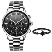 Load image into Gallery viewer, Men's Waterproof  Watch With Chronometers And Date Display Unique Design Perfect Gift
