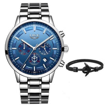 Load image into Gallery viewer, Men's Waterproof  Watch With Chronometers And Date Display Unique Design Perfect Gift
