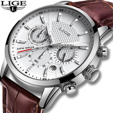 Load image into Gallery viewer, Men's  Waterproof Watch With Chronometers Day View Sport Analog Watches Excellent Look Perfect Gift For Him
