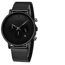Load image into Gallery viewer, Men's Elegant Waterproof  Watch With Chronometers And Color Hands Unique Design Excellent Look
