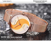 Load image into Gallery viewer, Ultra Thin Rose Gold Women Watches Fashion Analog Quartz Waterproof Wristwatches Elegant Round Design For Women
