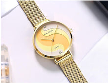 Load image into Gallery viewer, Ultra Thin Rose Gold Women Watches Fashion Analog Quartz Waterproof Wristwatches Elegant Round Design For Women
