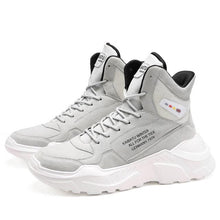 Load image into Gallery viewer, Men Winter Autumn Warm Modern High Tops Shoes Rubber Sole Running Sport Shoes High Quality Mesh Walking Jogging Non Slip Athletic Mens Sneakers
