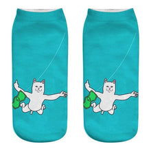 Load image into Gallery viewer, New Cartoon Cat Socks 3D Print Art Funny Socks Women Cute Low Cut Ankle Socks Made o Pure Cotton Short Socks Trending Fashion Short Ankle Socks For Men And Women
