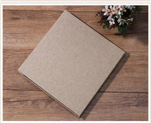 Load image into Gallery viewer, New Linen 16inch DIY Photo Album Lovers Birthday Gift Wedding Photos Baby Photo Album Scrapbook Paper Crafts Albums Refillable Notebook Photo Album
