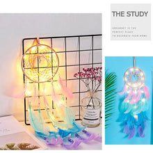 Load image into Gallery viewer, Dream Catcher Led Handmade Dream-catcher Traditional Feather Hanging Home Wall Decoration  Night Dream Catchers  Decor Ornament Wall Hanging Wind Chimes For Home Room Decoration
