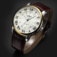 Load image into Gallery viewer, Modern Men Fashion Watch Sport Analog Military Leather Wristwatches Round Classic Design For Mens
