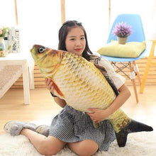 Load image into Gallery viewer, Cute Staffed Soft Animal Fish Plush Toys Pillow Creative Pillow Cushion Soft Fish Cushion Pillow Carp Plush Pillow Stuffed Toy Throw Pillow for Home Decoration Gift Kids Pillow Stuffed Animal Toy Gift Kids Toy Christmas Gifts
