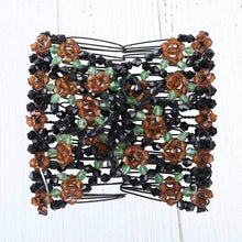 Load image into Gallery viewer, Fashion Professional Hair Comb Ladies Magic Beads Elasticity Double Bead String Clamp Stretchy Gorgeous Hair Accessories For Women for Valentine's Day

